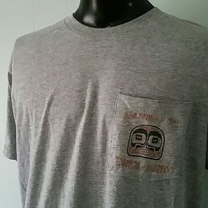 Burnout Tshirt Boy Scouts Camp Tee one pocket